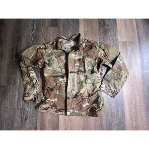 US Army OCP Multicam Combat Coat Mens Small Short Camo Excellent Tactical Jacket